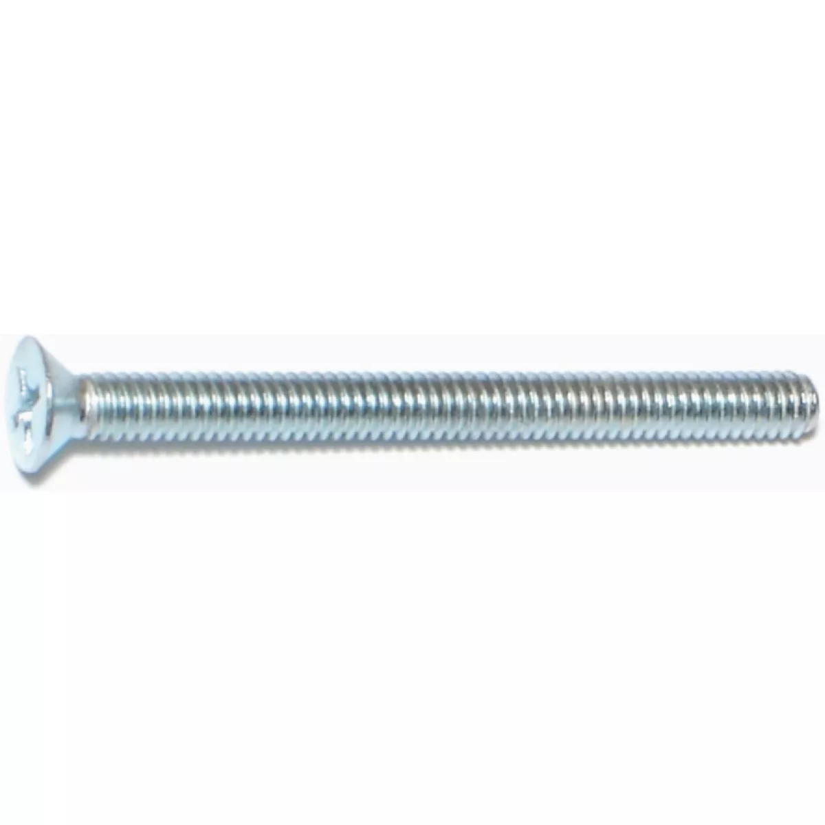Midwest Fastener #8-32 x 2 In. Zinc Plated Steel Coarse Thread Phillips Flat Head Machine Screws
