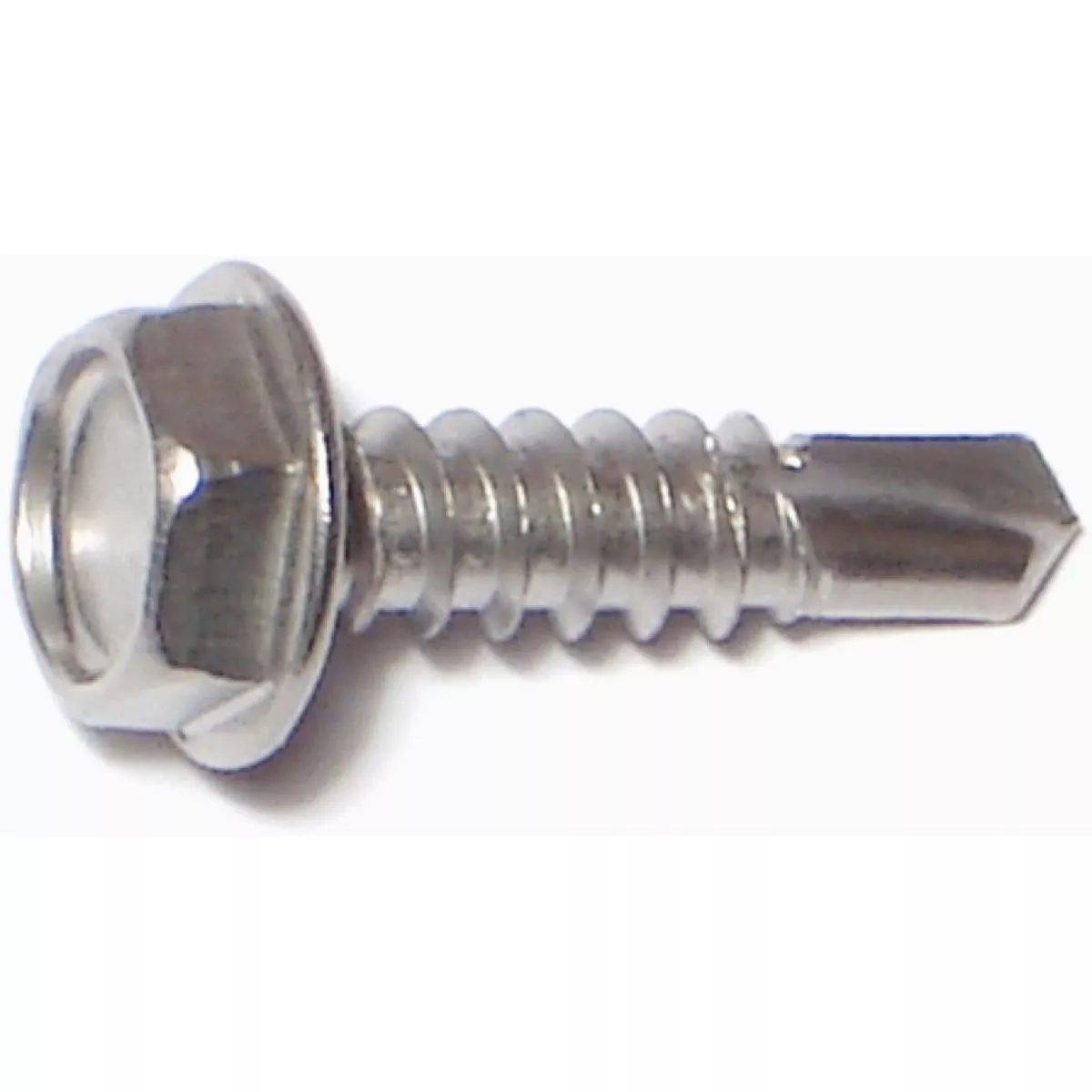 Midwest Fastener #10-16 x 3/4 In. 410 Stainless Steel Hex Washer Head Self-Drilling Screws (25 Ct.)