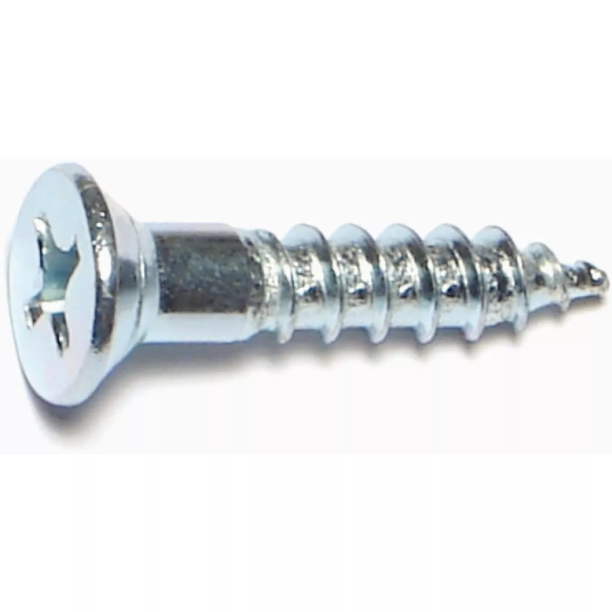 Midwest Fastener #14 x 1-1/4 In. Zinc Plated Steel Phillips Flat Head Wood Screws