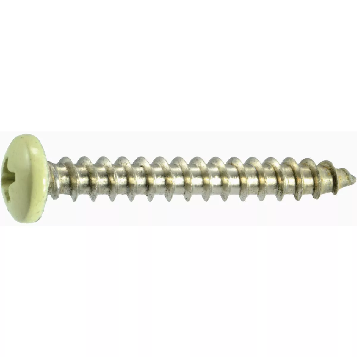 Midwest Fastener #10 x 1-1/2 In. Beige Painted 18-8 Stainless Steel Phillips Pan Head Sheet Metal Screws (12 Ct.)