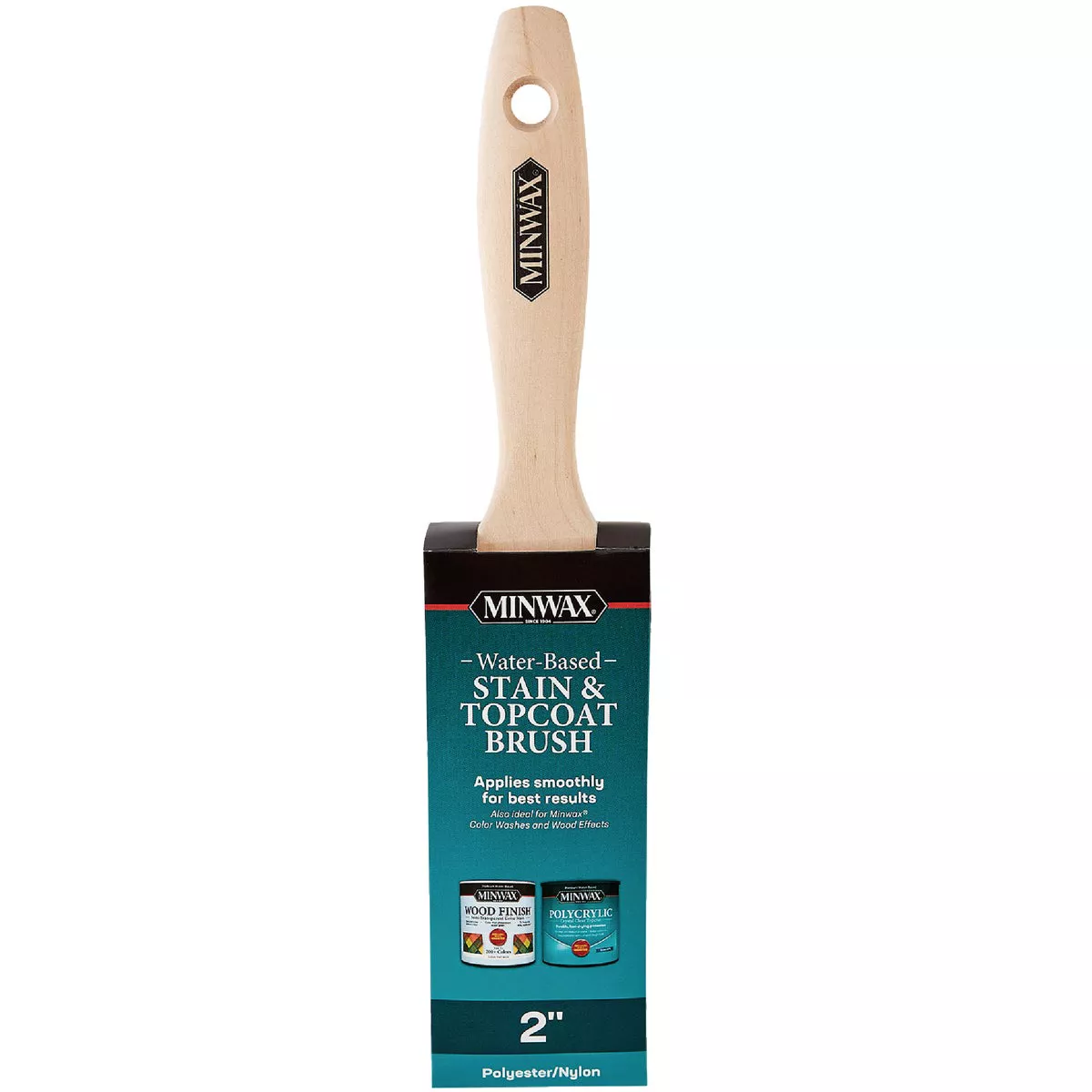 Minwax 2 In. Water-Based Stain & Topcoat Brush