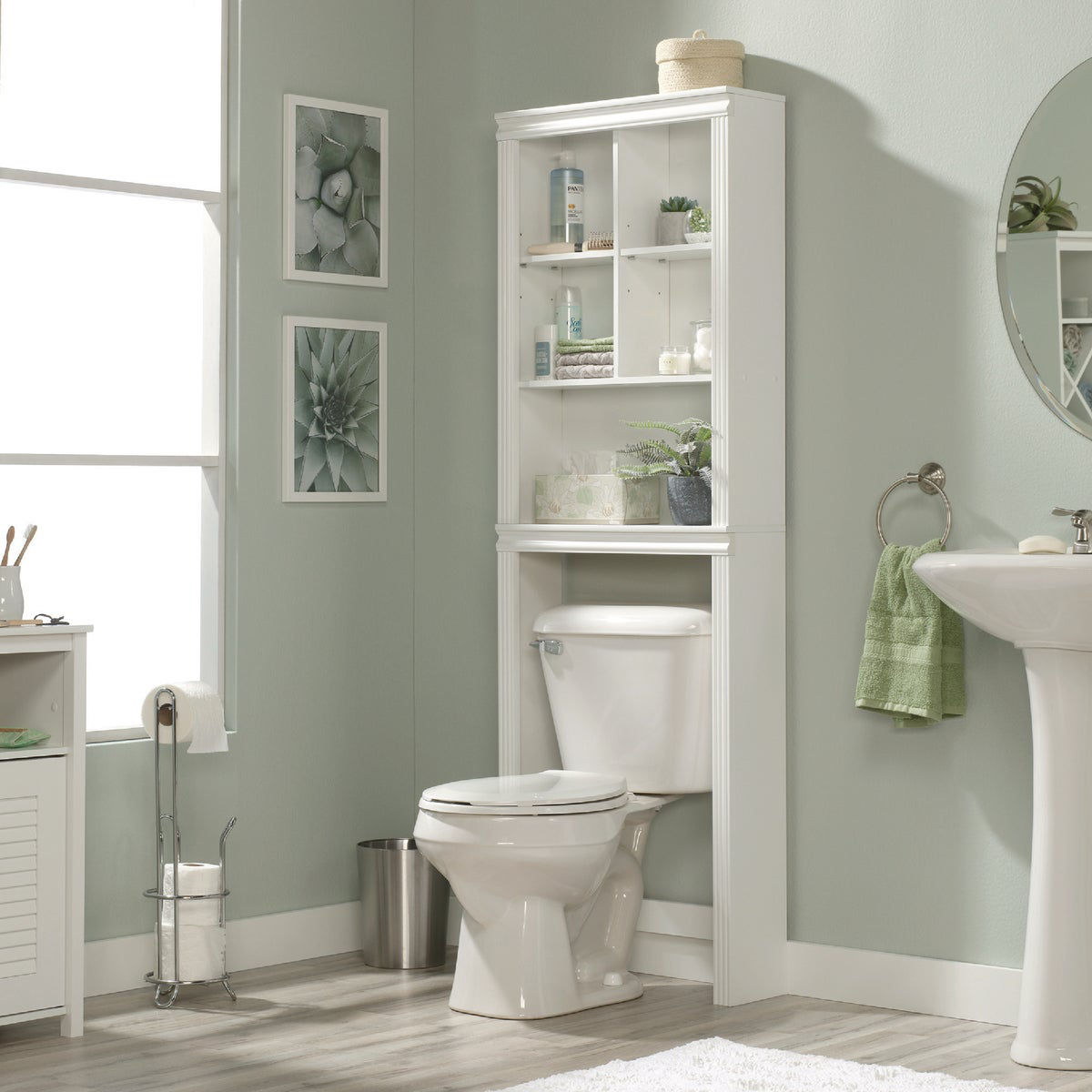 Sauder Soft White Bathroom Etagere | Do it Best