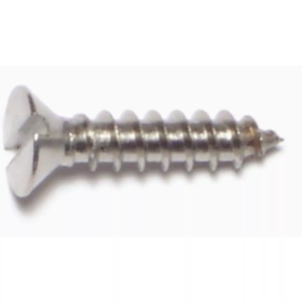 Midwest Fastener #8 x 3/4 In. 18-8 Stainless Steel Slotted Flat Head Sheet Metal Screws (24 Ct.)-