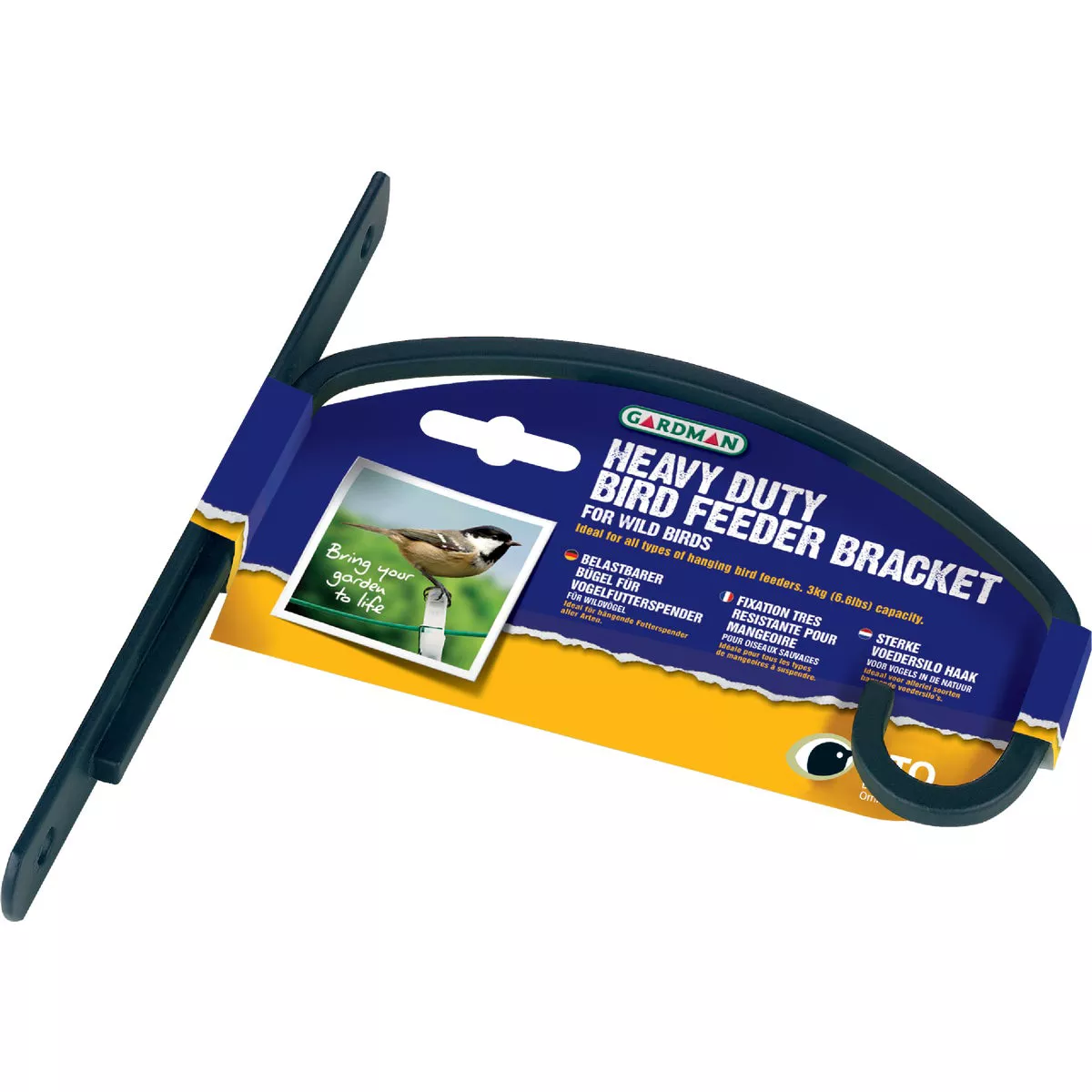 Gardman 7.75 In. Black Steel Bird Feeder Bracket