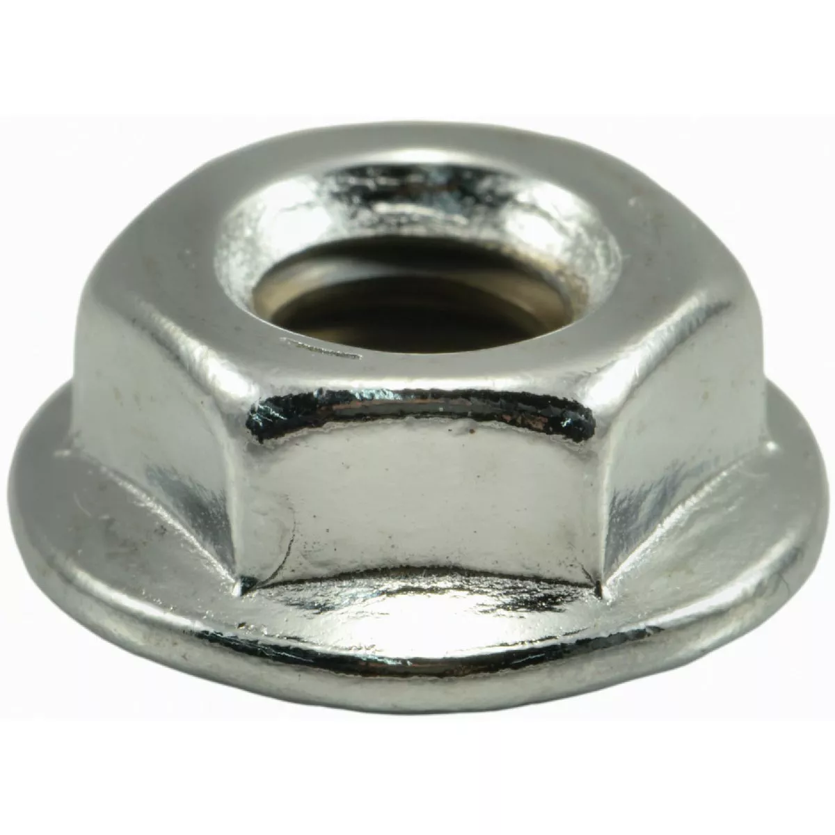 Midwest Fastener 1/4 In.-20 Chrome Plated Steel Coarse Thread Flange Nuts