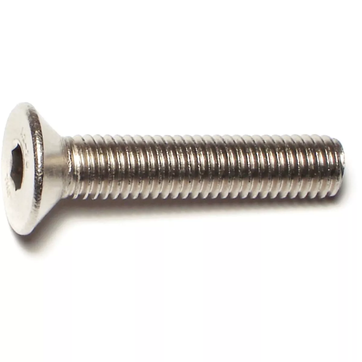 Midwest Fastener 8mm-1.25 x 40mm A2 Stainless Steel Coarse Thread Flat Head Hex Socket Cap Screws (3 Ct.)