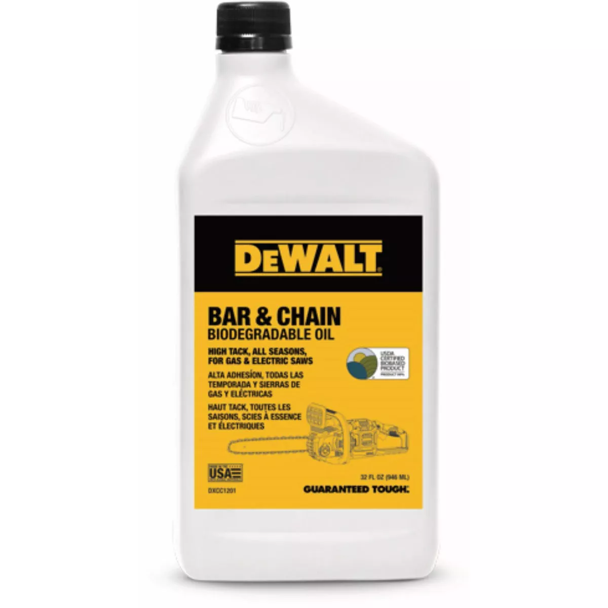 DeWalt 32 Oz. Bar and Chain Biodegradable Oil