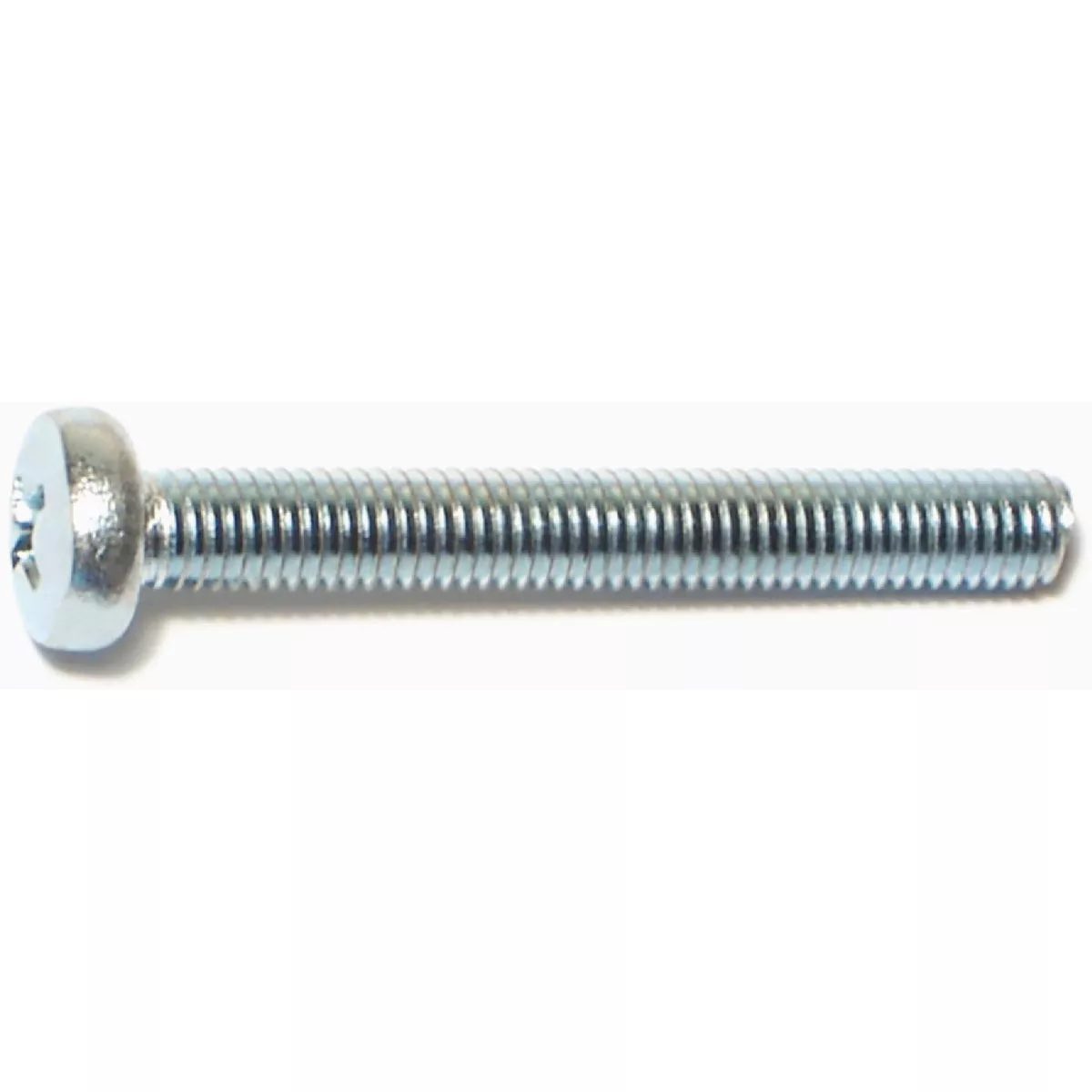 Midwest Fastener 5mm-0.8 x 40mm Zinc Plated Class 4.8 Steel Coarse Thread Phillips Pan Head Machine Screws (50 Ct.)