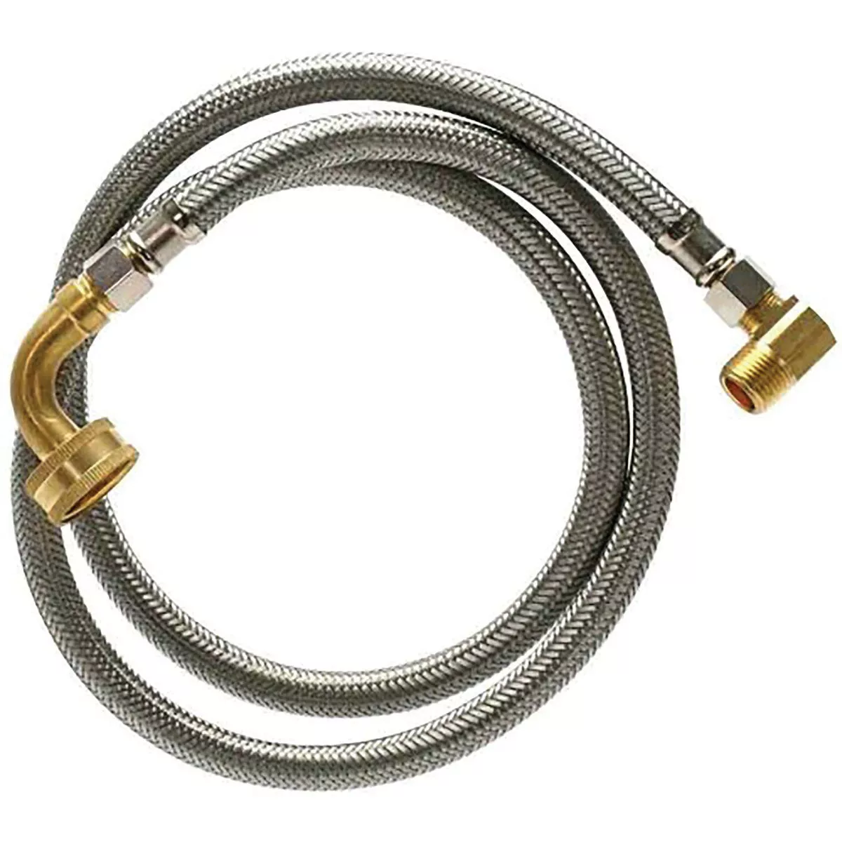 Fluidmaster 3/8 In. Comp. x 3/8 In. Comp. 60 In. L Braided Stainless Steel Dishwasher Connector