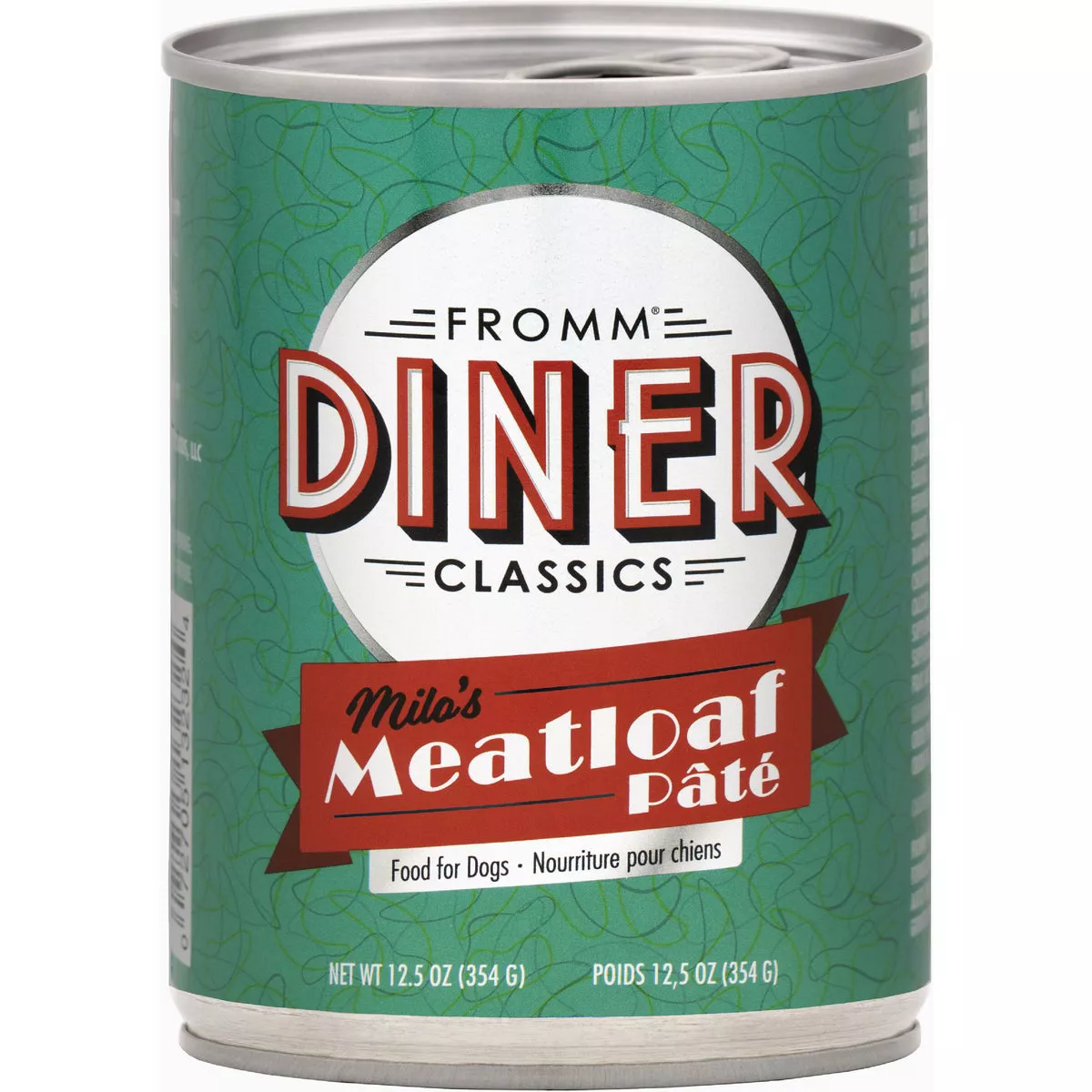 Fromm Diner Classics Milo's Meatloaf Pate Wet Dog Food, 12.5 Oz.