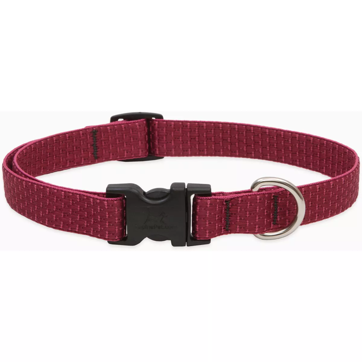 Lupine Berry Adjustable 13 to 22 In. Small to Medium Dog Eco-Woven Webbing Dog Collar