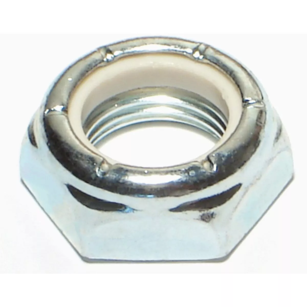 Midwest Fastener 5/8 In.-18 Zinc Plated Grade 2 Steel Fine Thread Nylon Thin Lock Nuts (5 Ct.)-