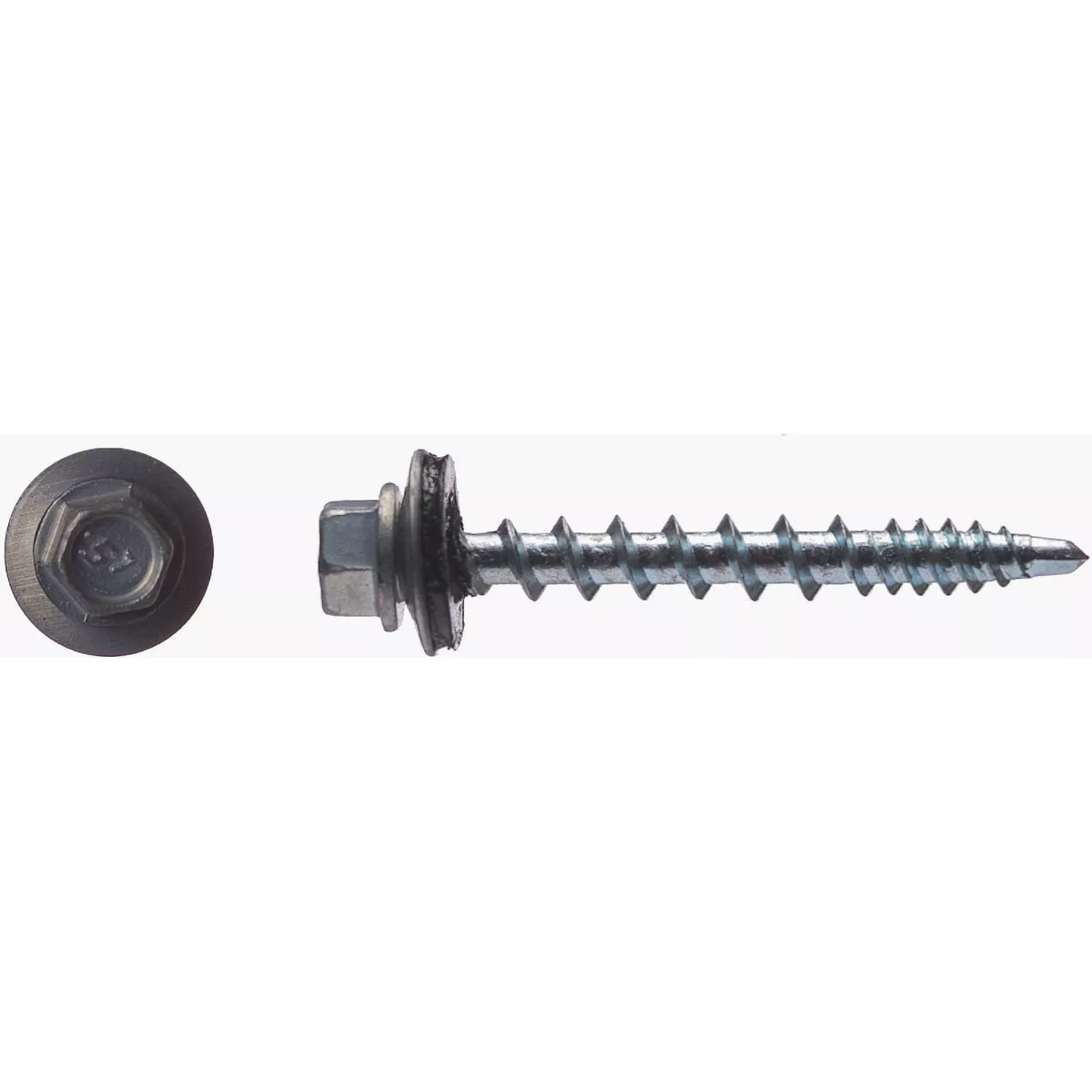 Big Timber #10 x 2 In. Zinc Washer Head Wood Screw (100 Ct.)