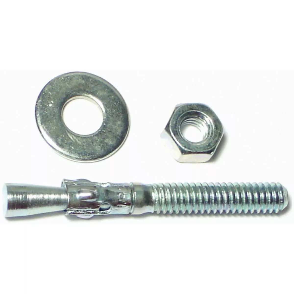 Midwest Fastener 1/4 In. x 2-1/4 In. Zinc Plated Steel Concrete Wedge Stud Anchor