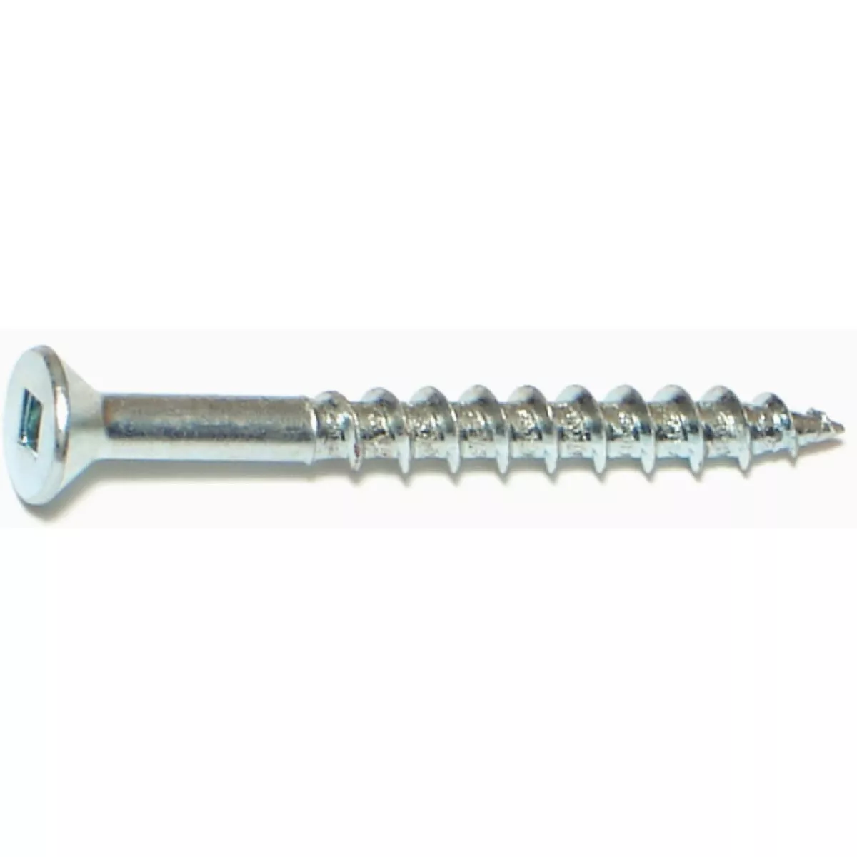 Midwest Fastener #10 x 2 In. Zinc Plated Steel Square Drive Flat Head Wood Screws