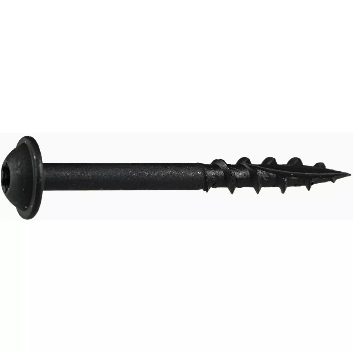 Midwest Fastener #7 x 1-1/2 In. Black Phosphate Steel Coarse Thread Star Drive Round Washer Head Pocket Screws (5 Ct.)