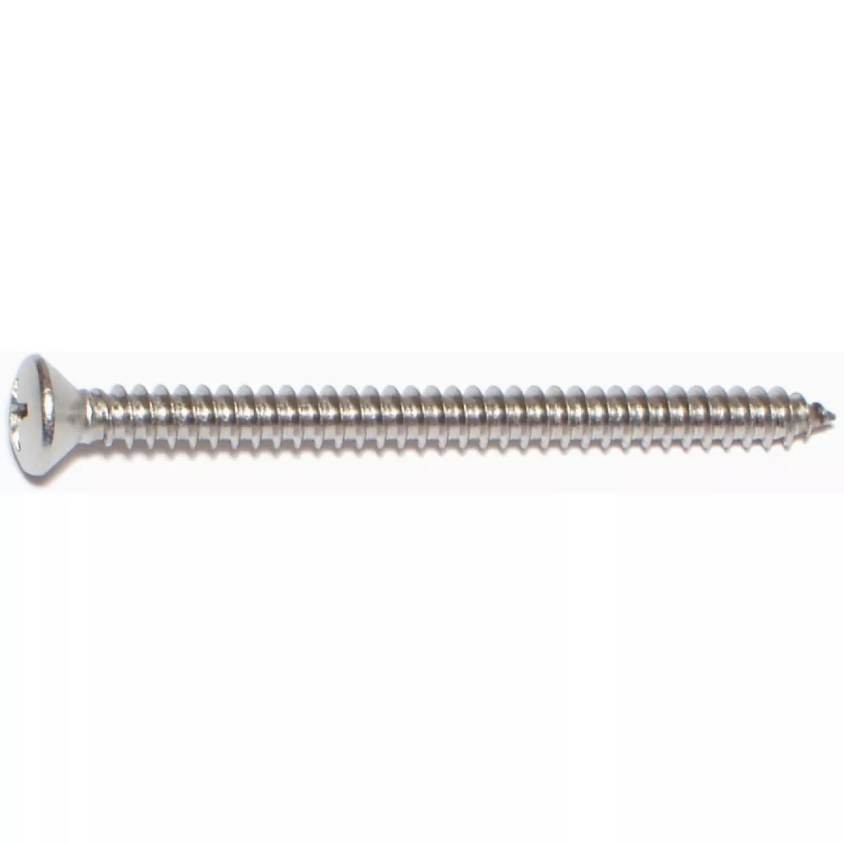 Midwest Fastener #10 x 2-1/2 In. 18-8 Stainless Steel Phillips Oval Head Sheet Metal Screws (100 Ct.)