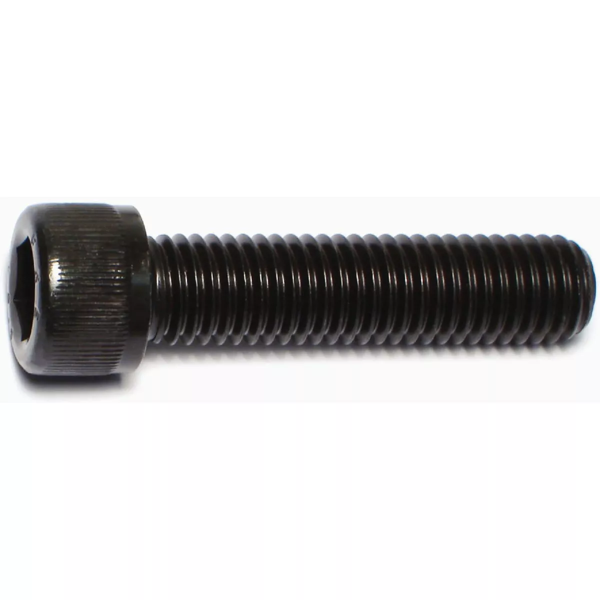 Midwest Fastener 12mm-1.75 x 50mm Black Oxide Class 12.9 Steel Coarse Thread Knurled Head Hex Socket Cap Screws (5 Ct.)