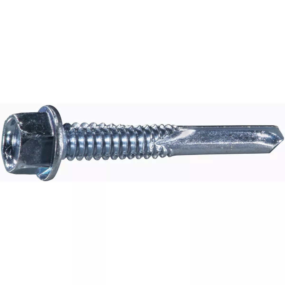 Midwest Fastener #12-24 x 1-1/4 In. Zinc Plated Steel Hex Washer Head 5 point Self-Drilling Screws (69 Ct.)-