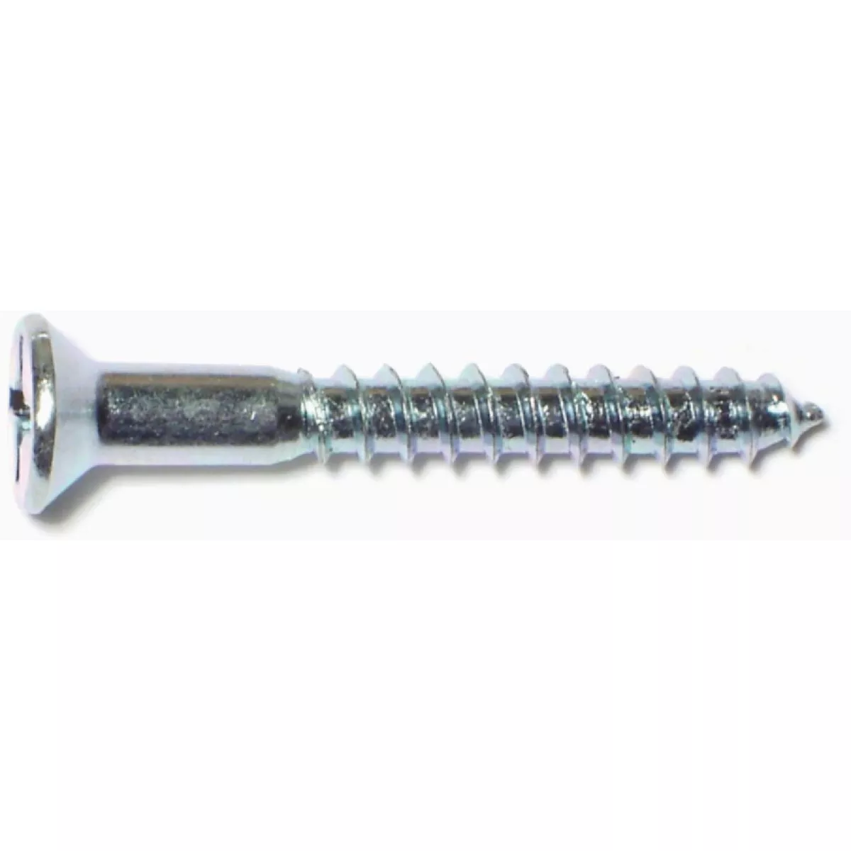 Midwest Fastener #10 x 1-1/2 In. Zinc Plated Steel Phillips Flat Head Wood Screws