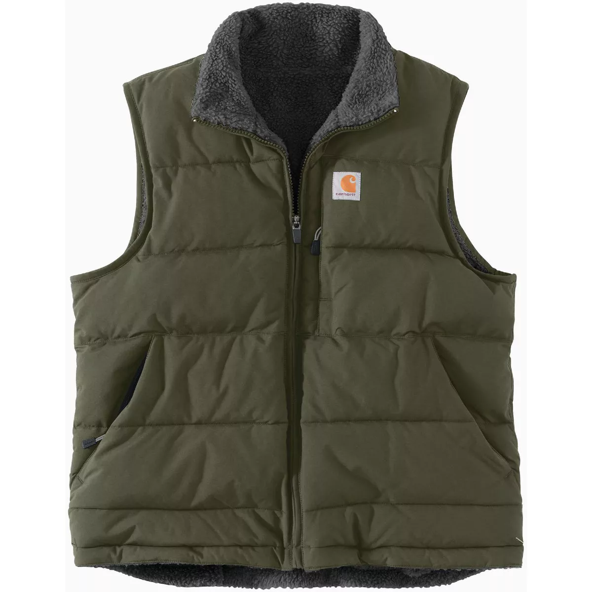 Carhartt Women's Medium Regular Basil Midweight Utility Vest, Relaxed Fit
