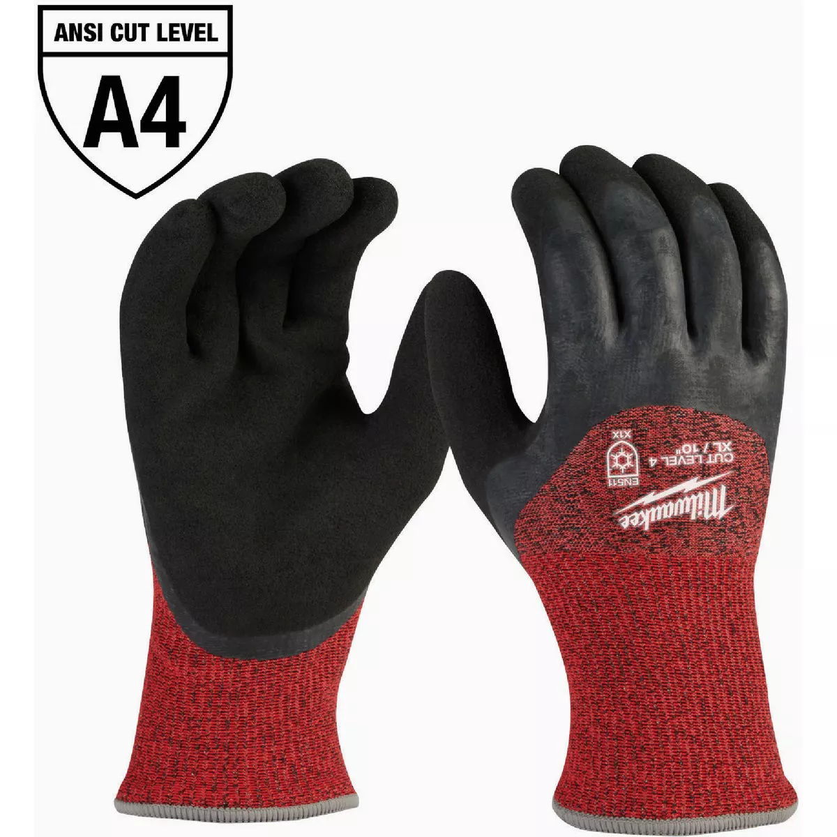 Milwaukee Unisex XL Acrylic Cut 4 Winter Dipped Glove