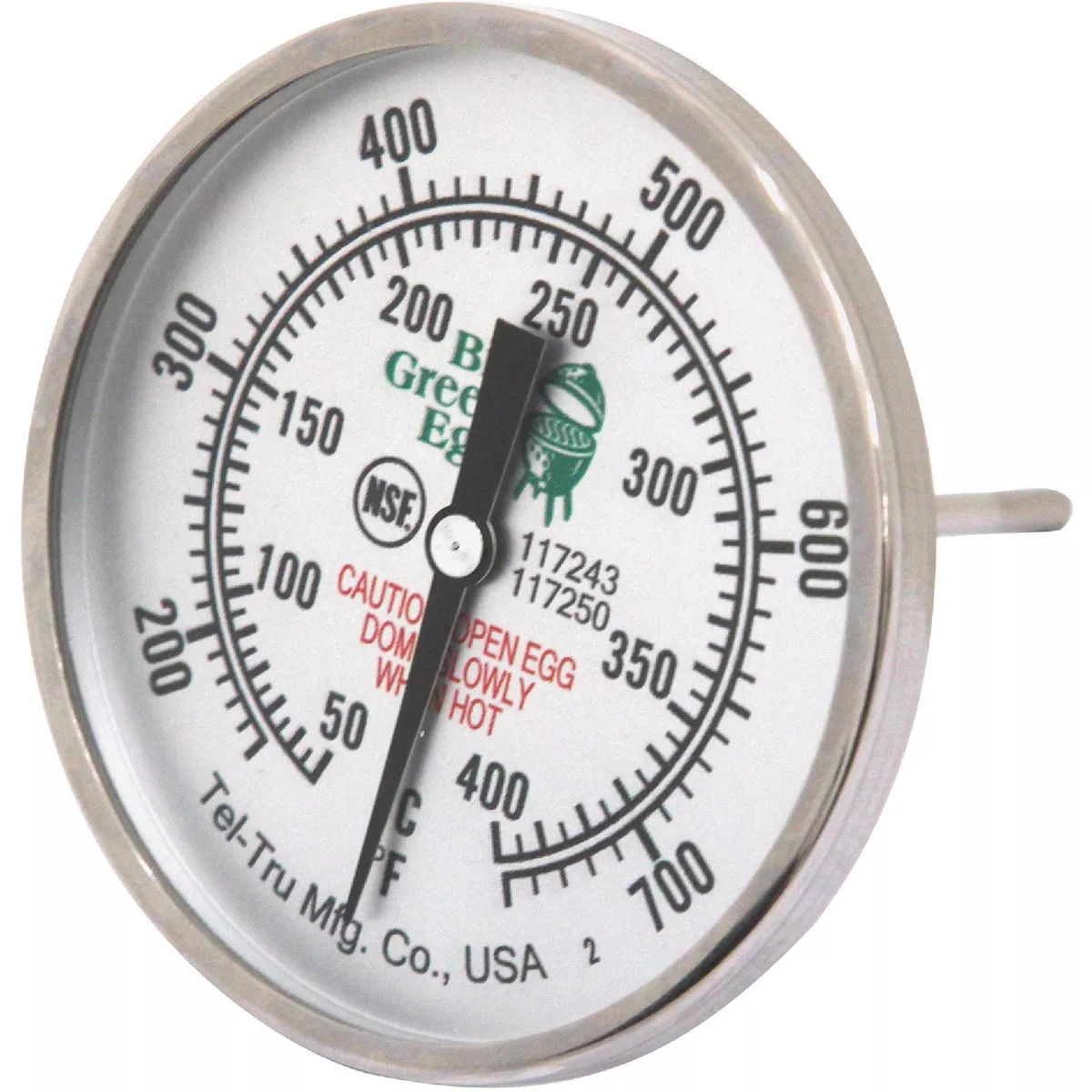 Big Green Egg Tel-Tru 3 In.Temperature Gauge