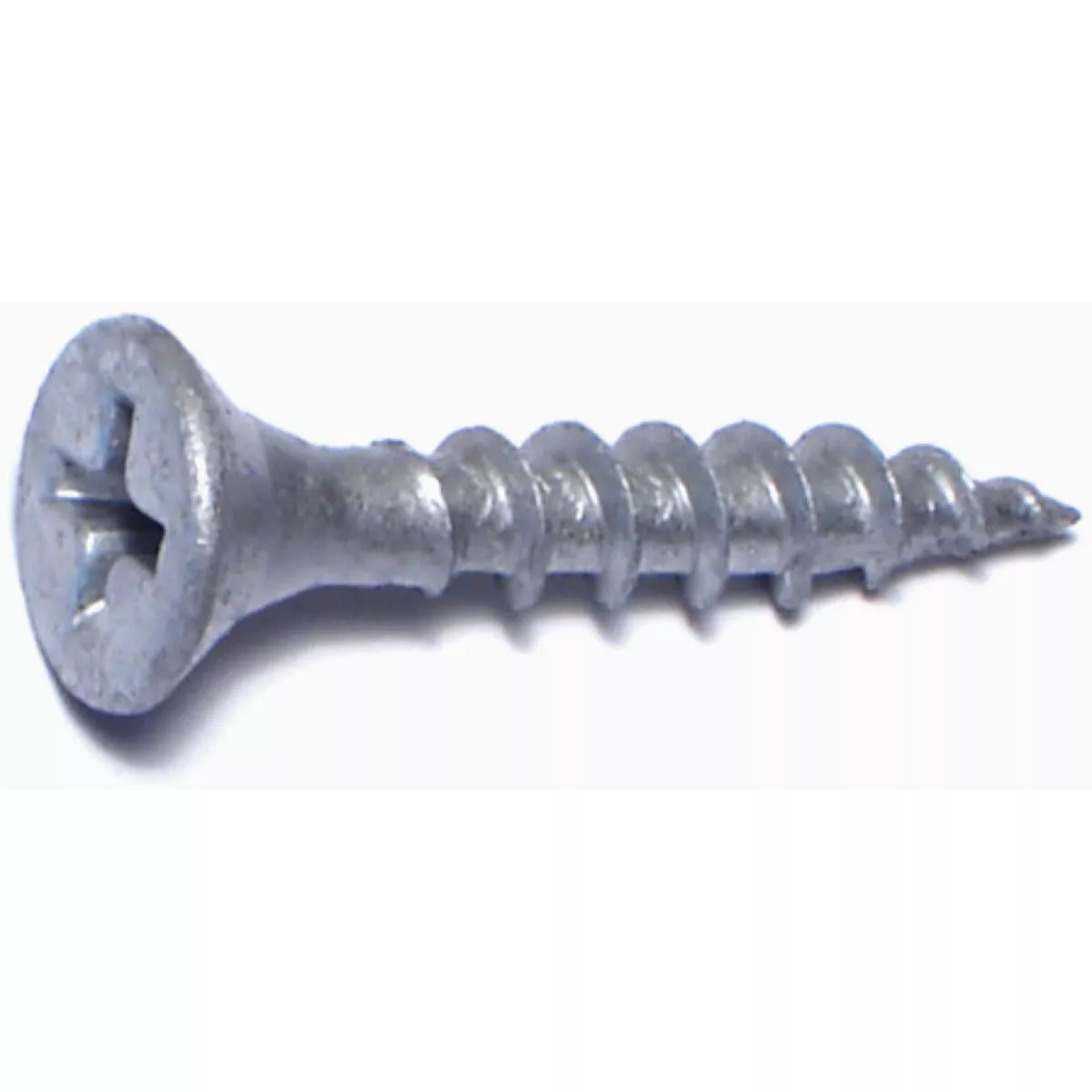 Midwest Fastener #7 x 1 In. Silver Ruspert Coated Steel Phillips Deck Bugle Head Deck Screws