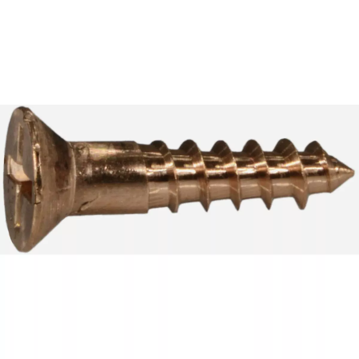 Midwest Fastener #12 x 1 In. Silicon Bronze Phillips Flat Head Wood Screws (4 Ct.)