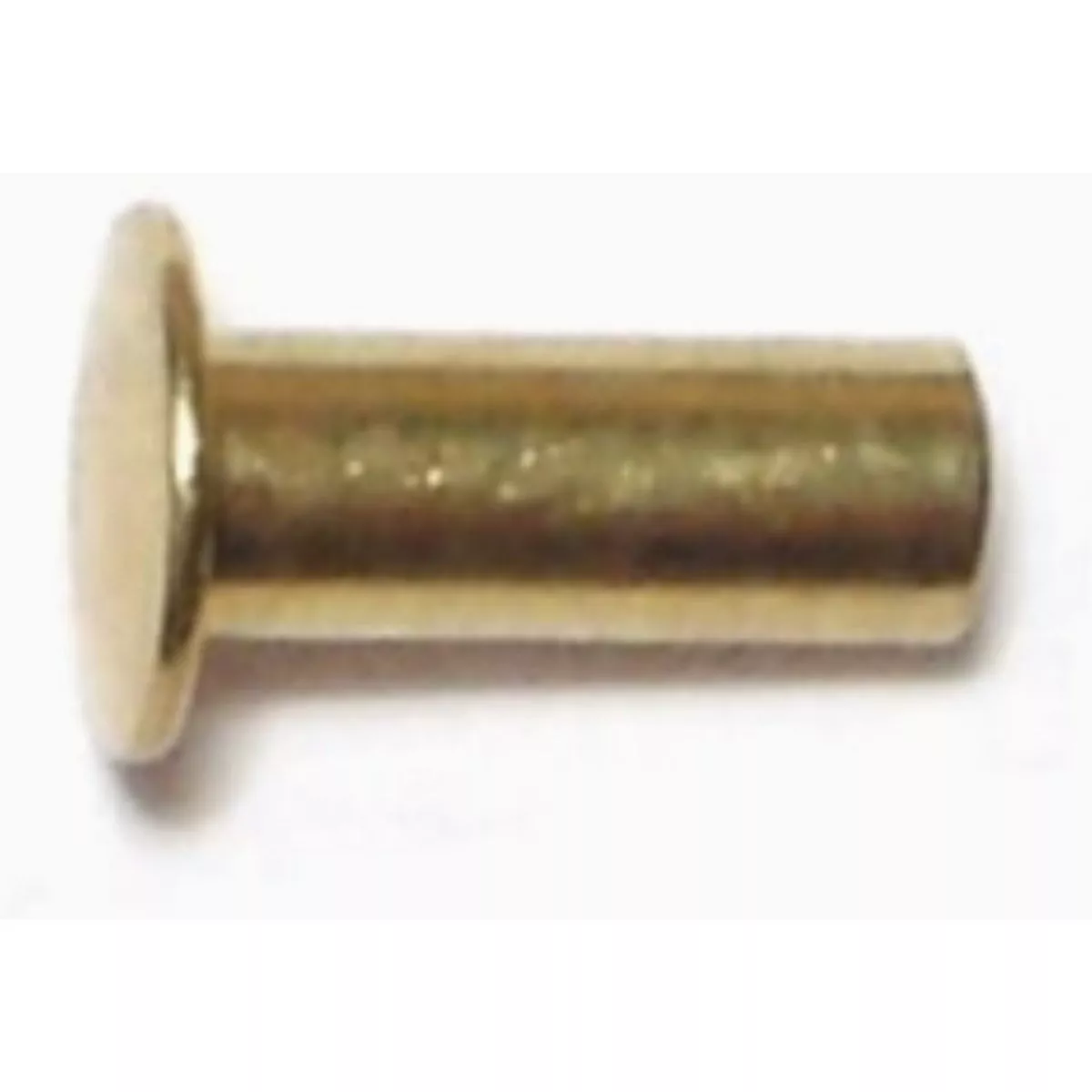 Midwest Fastener 1/8 In. x 5/16 In. Brass Plated Steel Tubular Rivet (60 Ct.)-