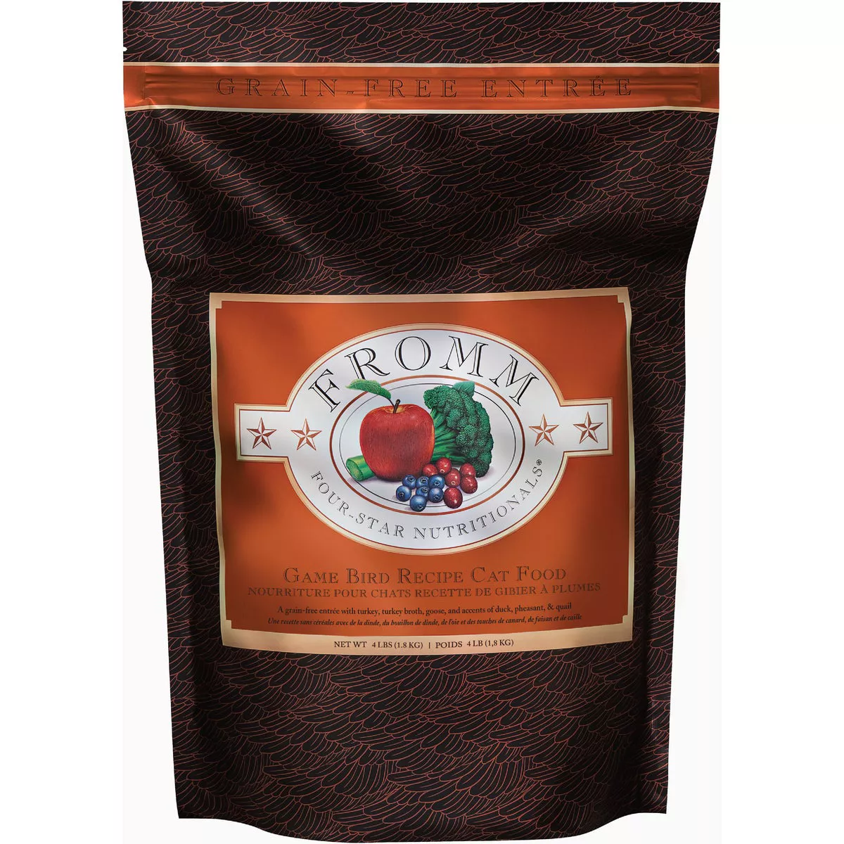 Fromm Four-Star Nutritionals Game Bird Recipe Cat Food, 4 Lb.