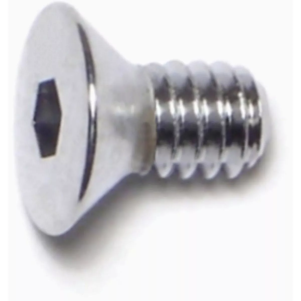 Midwest Fastener 1/4 In.-20 x 1/2 In. Chrome Plated Grade 8 Steel Coarse Thread Flat Head Socket Cap Screws (10 Ct.)