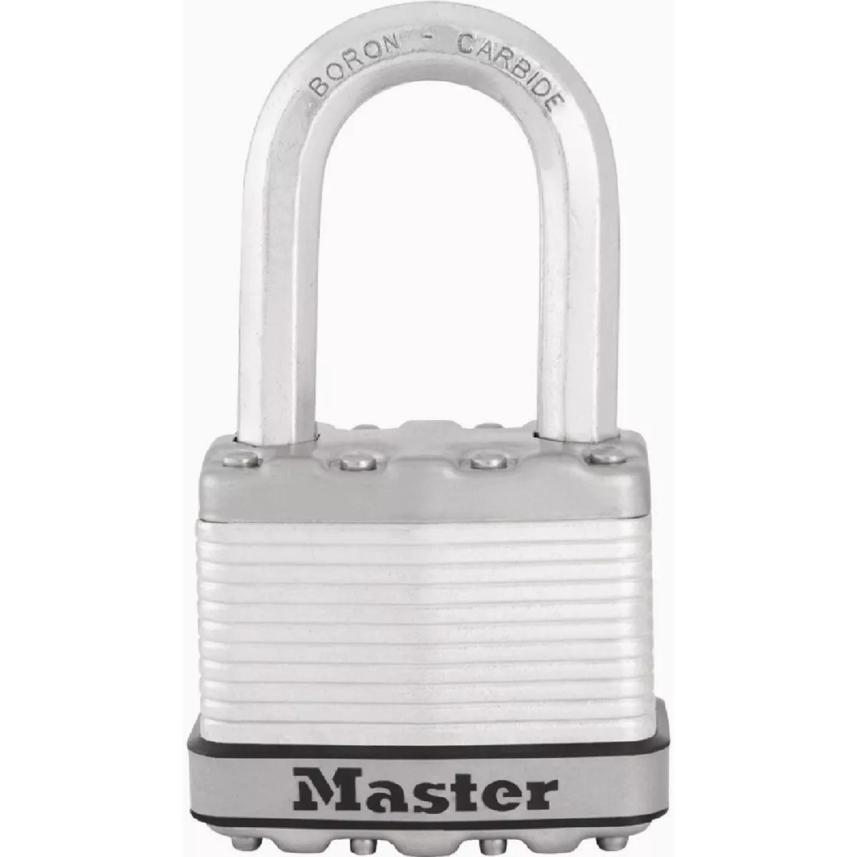 Master Lock 2 In. (51mm) Wide Magnum Laminated Steel Padlock with 1-1/2 In. (38mm) Shackle