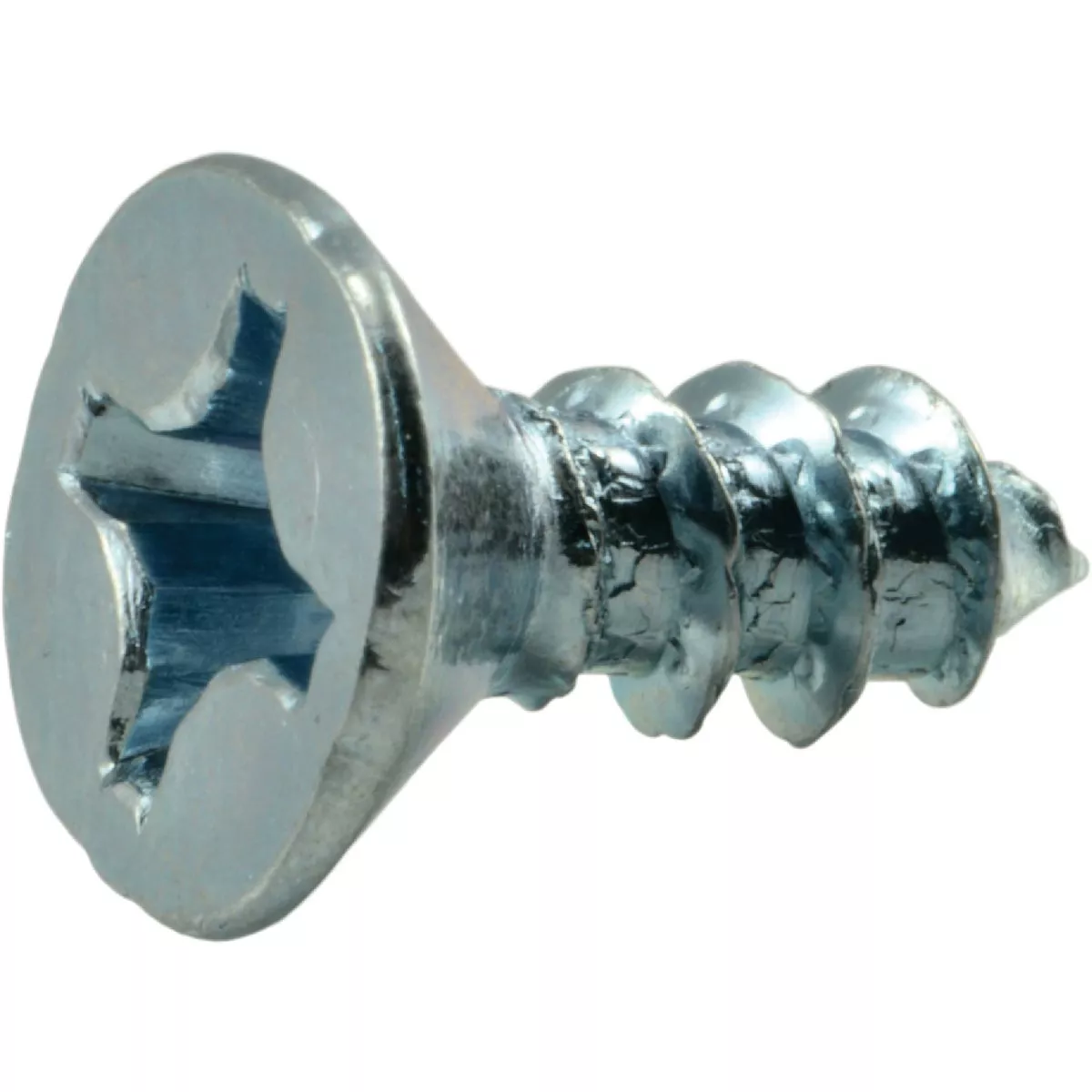Midwest Fastener #10 x 1/2 In. Zinc Plated Steel Phillips Flat Head Wood Screws (100 Ct.)