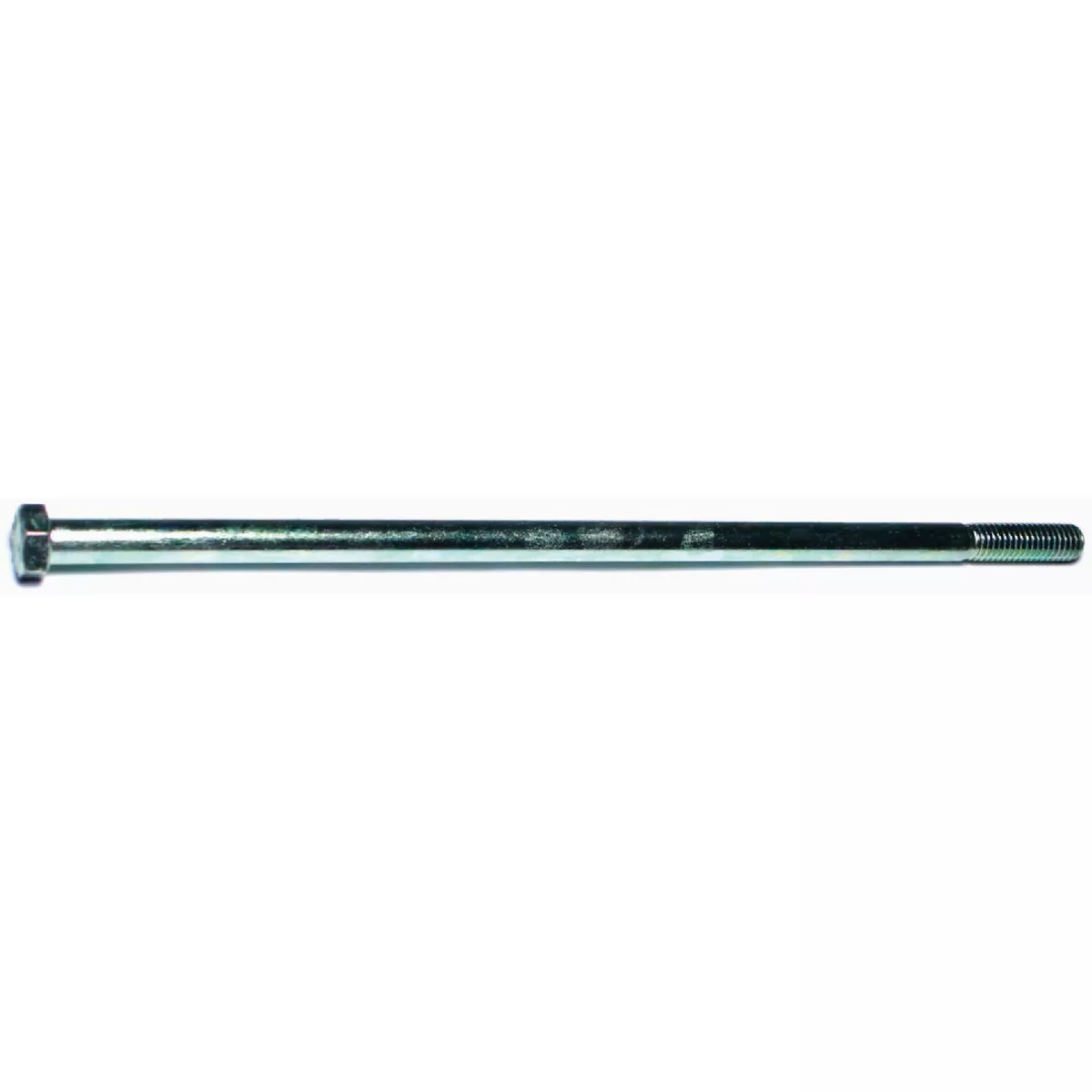 Midwest Fastener 3/8 In.-16 x 10 In. Green Rinsed Zinc Plated Grade 5 Steel Coarse Thread Hex Cap Screws-