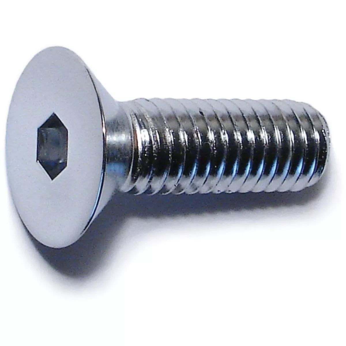Midwest Fastener 3/8 In.-16 x 1-1/4 In. Chrome Plated Steel Coarse Thread Flat Head Socket Cap Screws (6 Ct.)