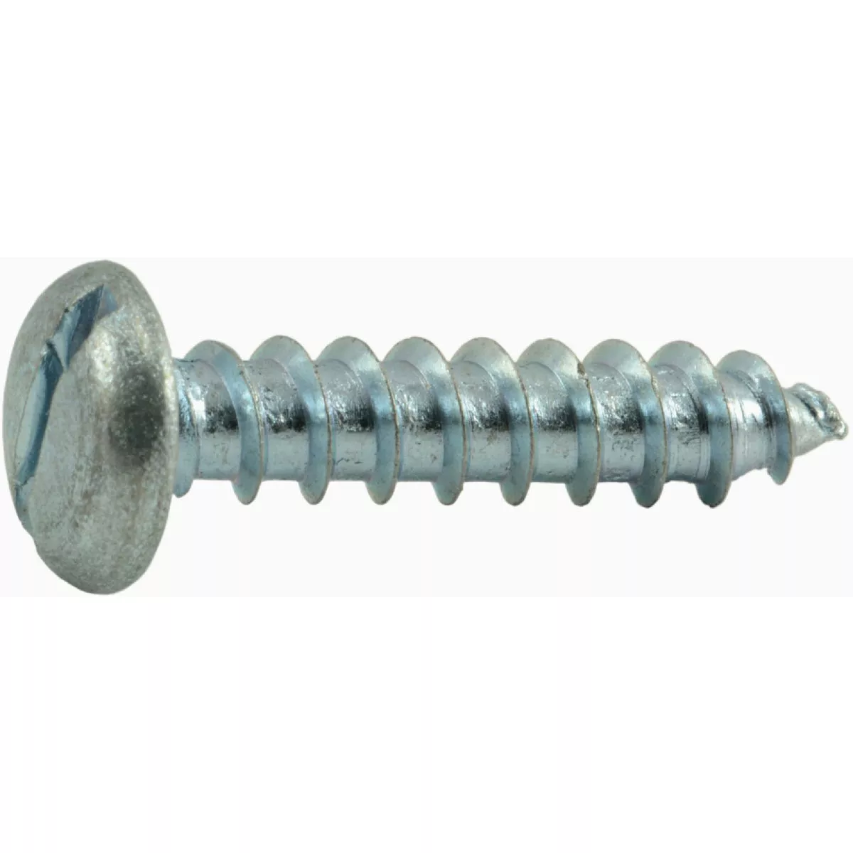 Midwest Fastener #12 x 1 In. Zinc Plated Steel Slotted Pan Head Sheet Metal Screws