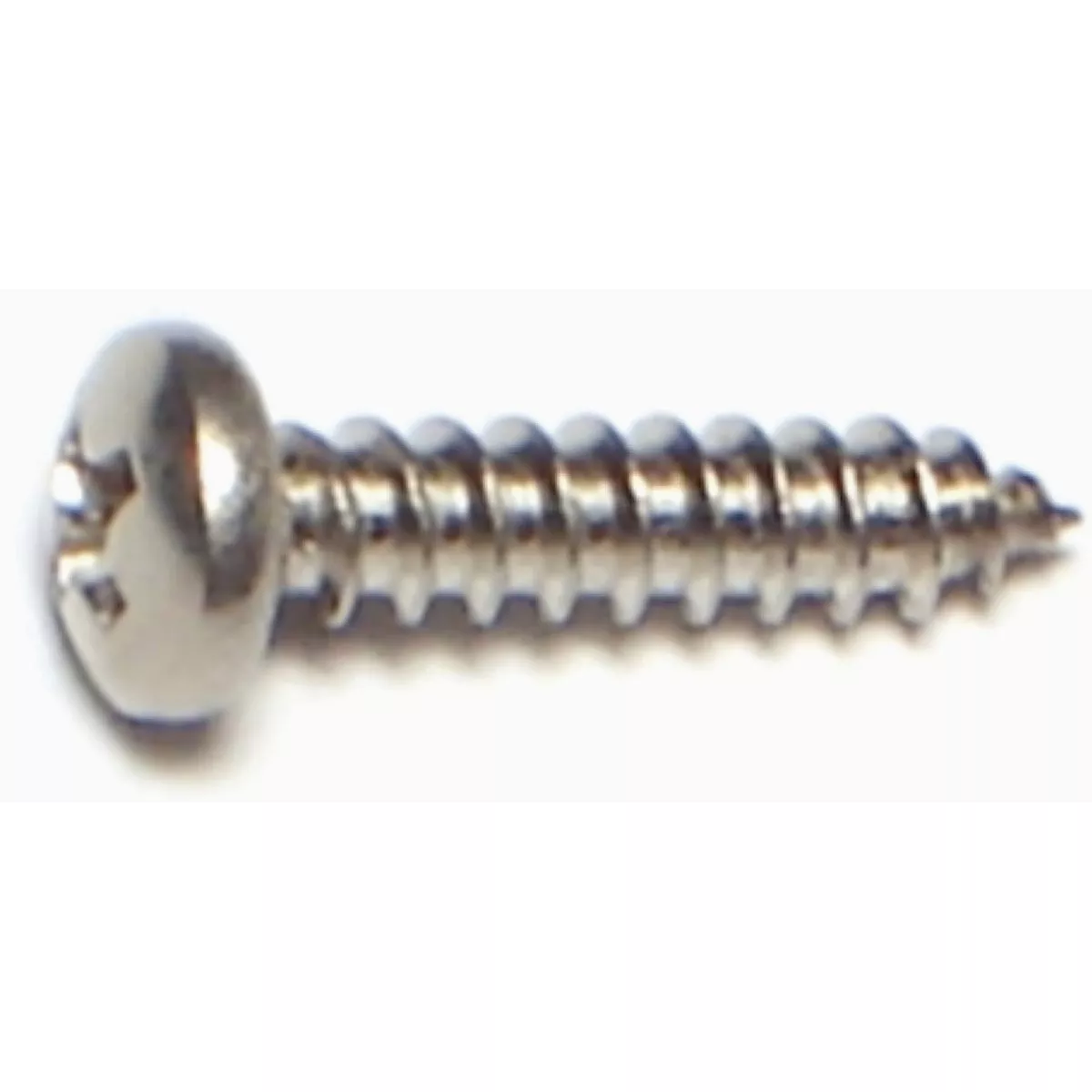 Midwest Fastener #4 x 1/2 In. 18-8 Stainless Steel Phillips Pan Head Sheet Metal Screws