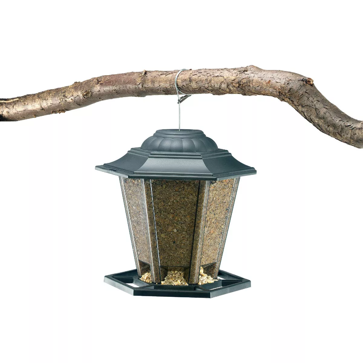 Gardman Black Resin 4.6 Lb. Capacity Bird Feeder