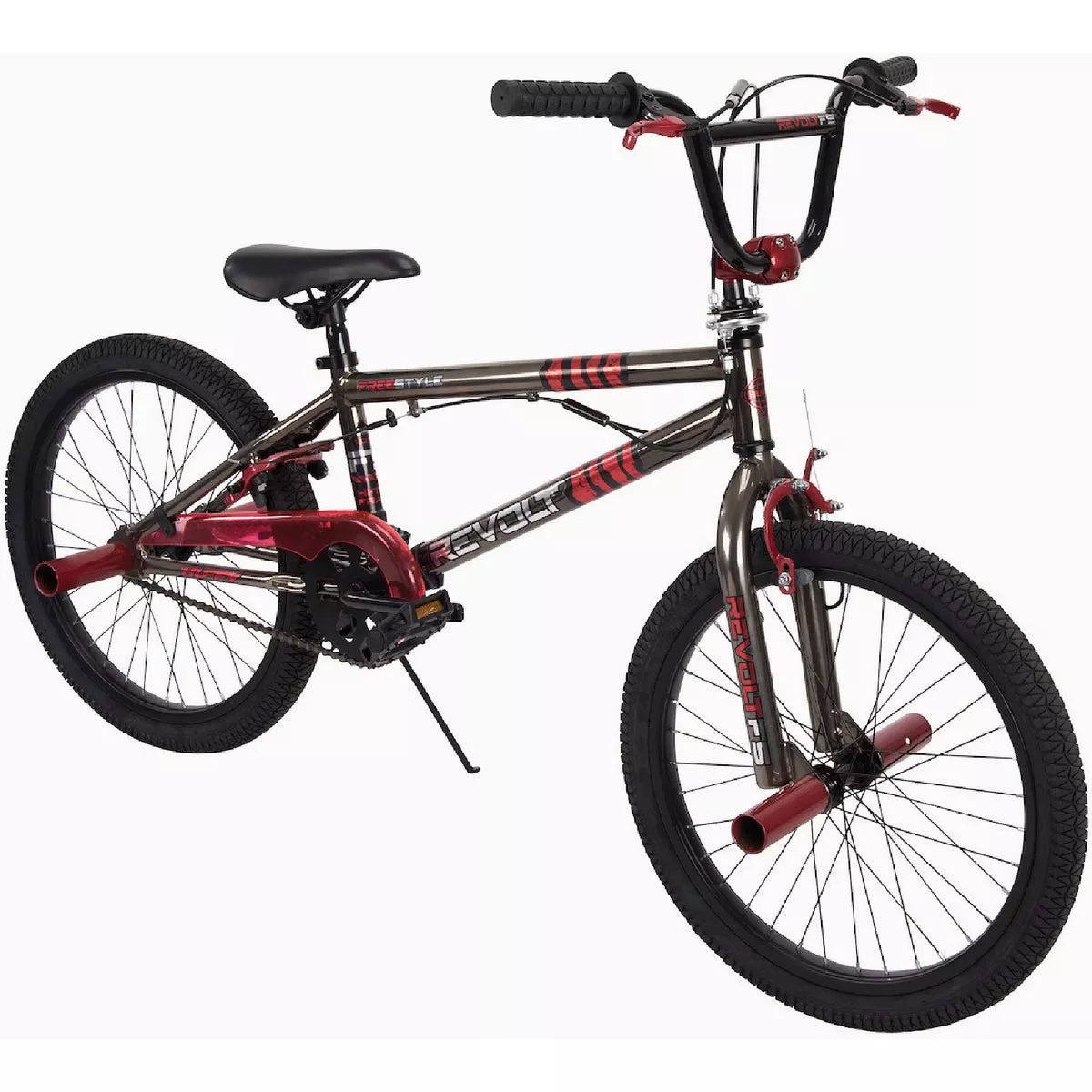 Huffy Revolt 20 In. 1-Speed High Gloss Smoked Chrome BMX-Style Bicycle-