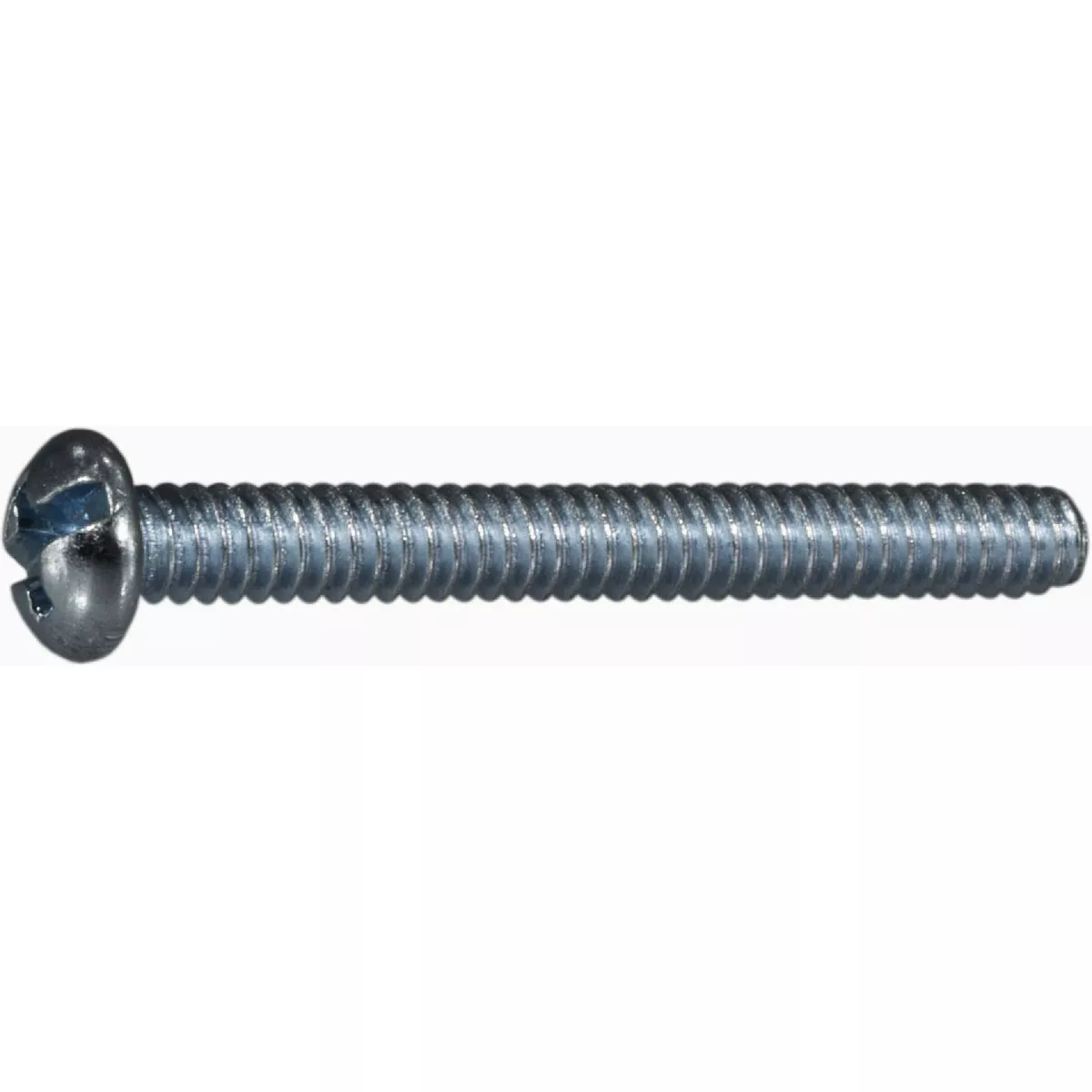 Midwest Fastener #6-32 x 1-1/4 In. Zinc Plated Steel Coarse Thread Combo Round Head Machine Screws (1 Ct.)-