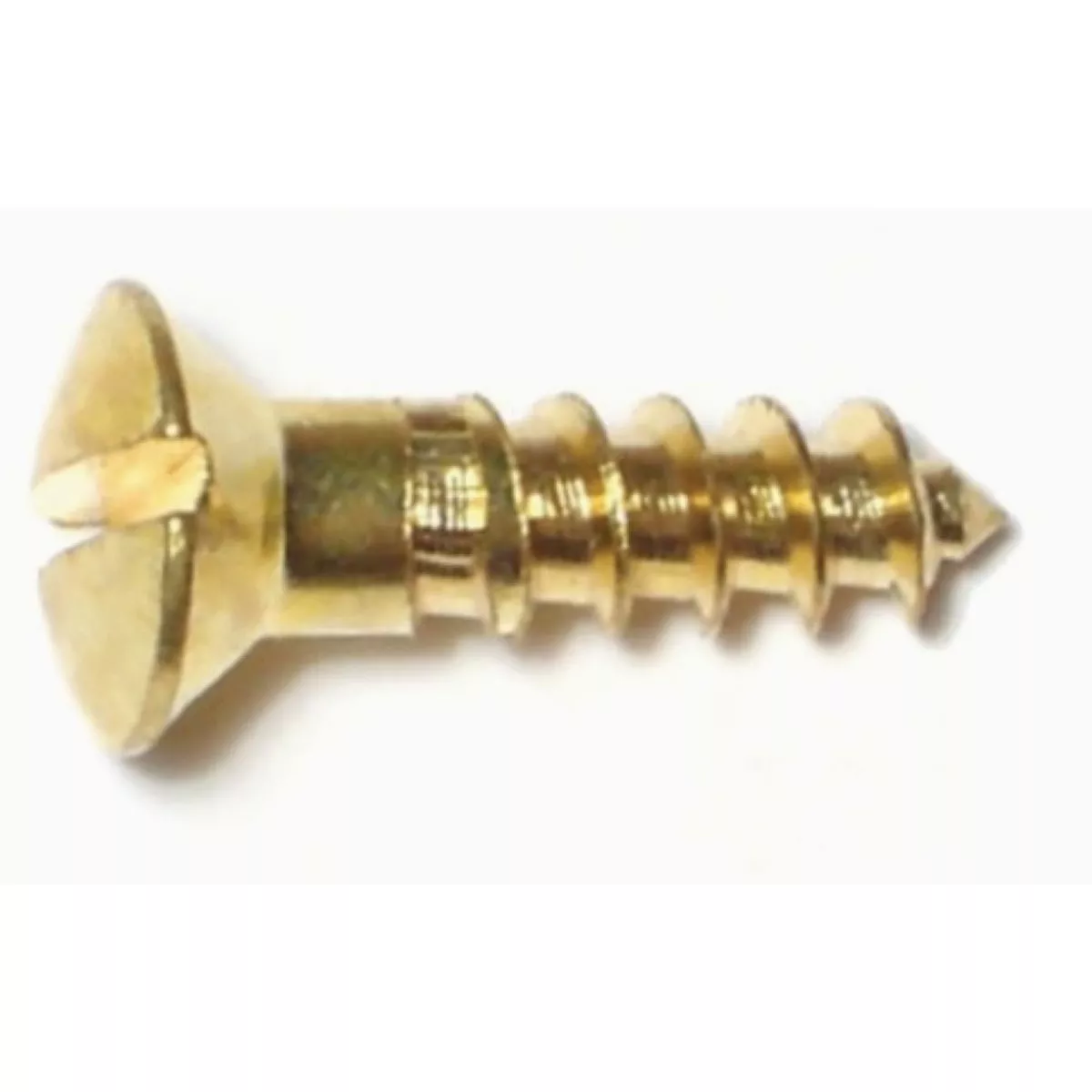 Midwest Fastener #8 x 5/8 In. Brass Slotted Oval Head Wood Screws (36 Ct.)