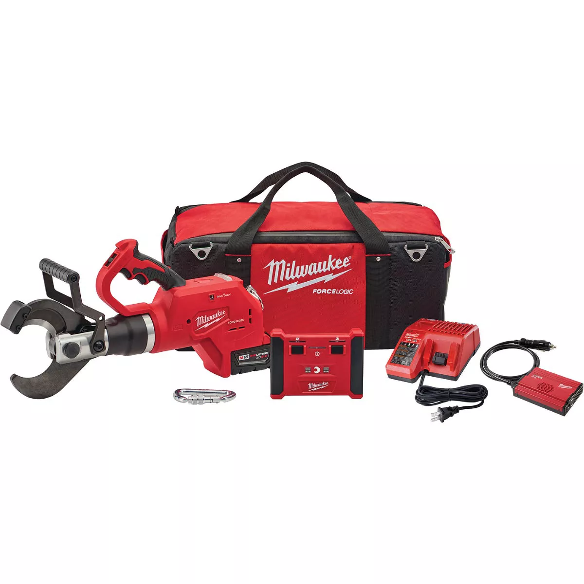 Milwaukee M18 18-Volt Lithium-Ion Brushless 3 In. FORCE LOGIC Cordless Cable Cutter Kit w/Wireless Remote