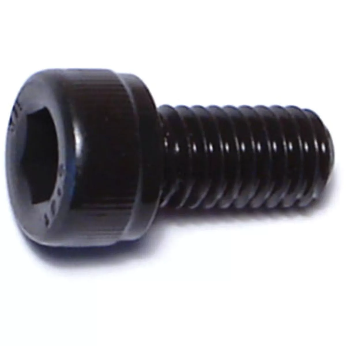 Midwest Fastener 6mm-1.0 x 12mm Black Oxide Class 12.9 Steel Coarse Thread Knurled Head Hex Socket Cap Screws (8 Ct.)-