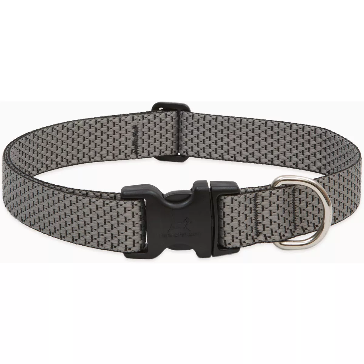 Lupine Granite Adjustable 12 to 20 In. Medium to Large Dog Eco-Woven Webbing Dog Collar-