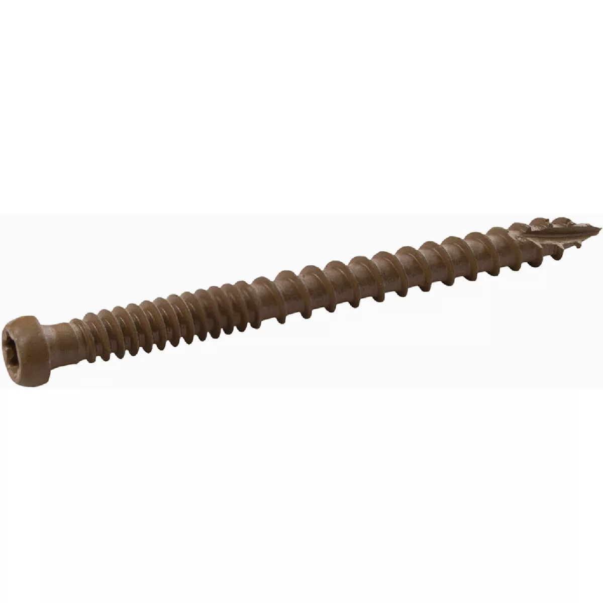 Grip-Rite PrimeGuard Plus #9 x 2-1/2 In. Brown Star Composite Wood Deck Screw (1 Lb.)
