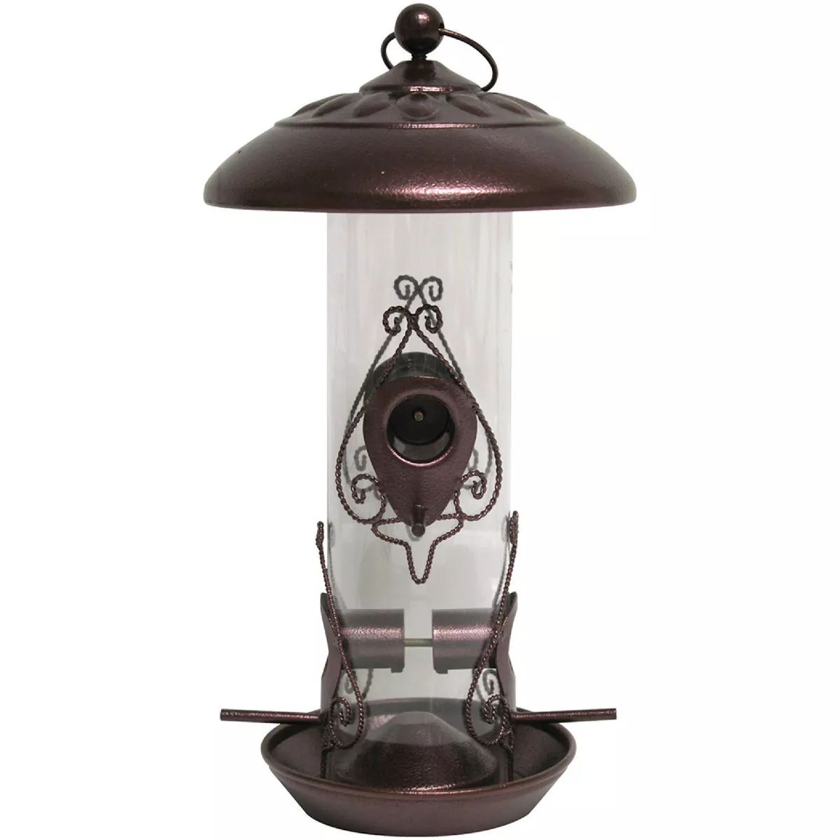 Heath Copper Metal and Plastic 2 Lb. Bird Feeder-