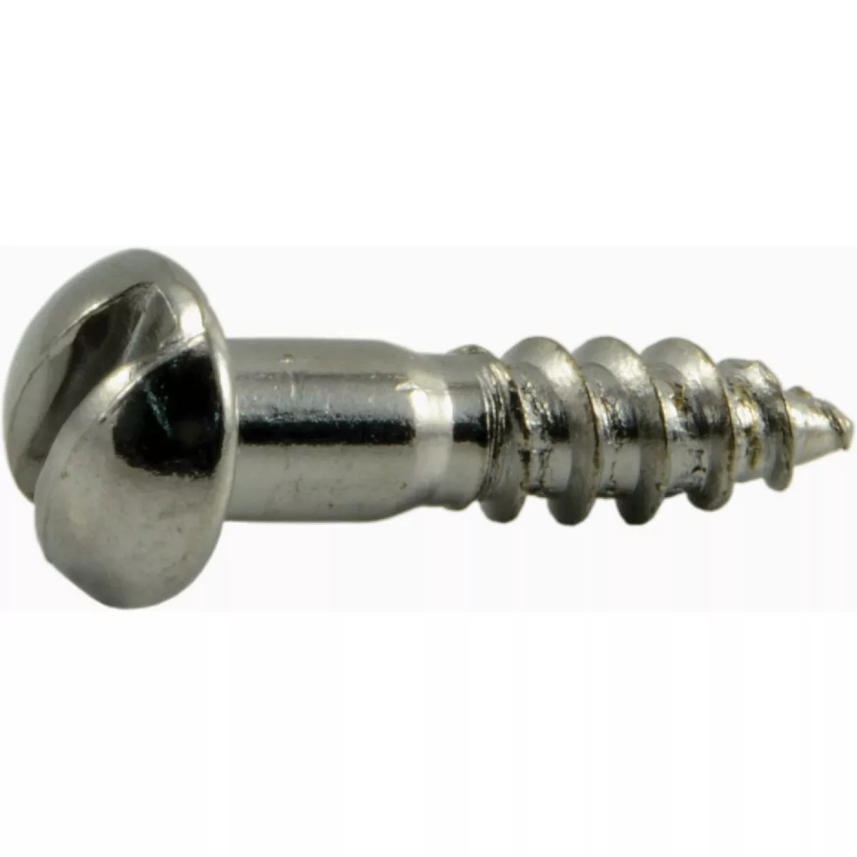 Midwest Fastener #6 x 5/8 In. Steel Slotted Round Head Wood Screws (60 Ct.)