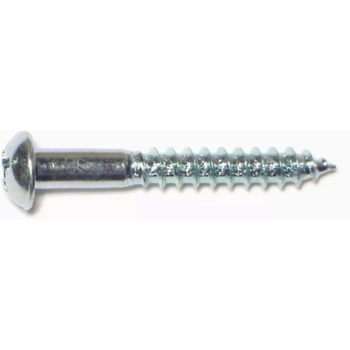 Midwest Fastener #6 x 1 In. Zinc Plated Steel Phillips Round Head Wood Screws (72 Ct.)