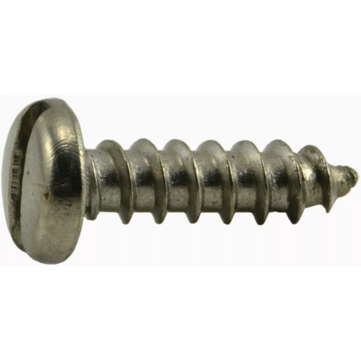 Midwest Fastener #6 x 1/2 In. Zinc Plated Steel Slotted Pan Head Sheet Metal Screws